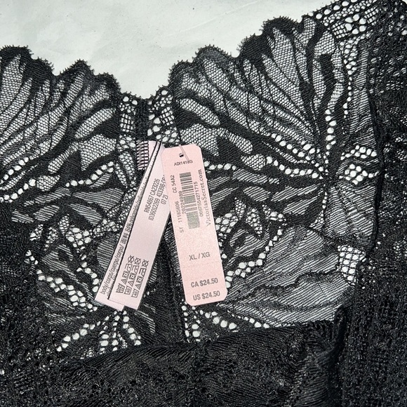 Victoria's Secret Lace Black Shortie Panty XL - Picture 13 of 14